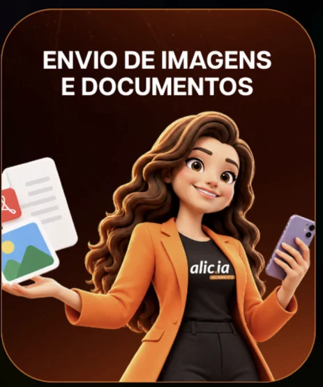 Envio de imagens e documentos
