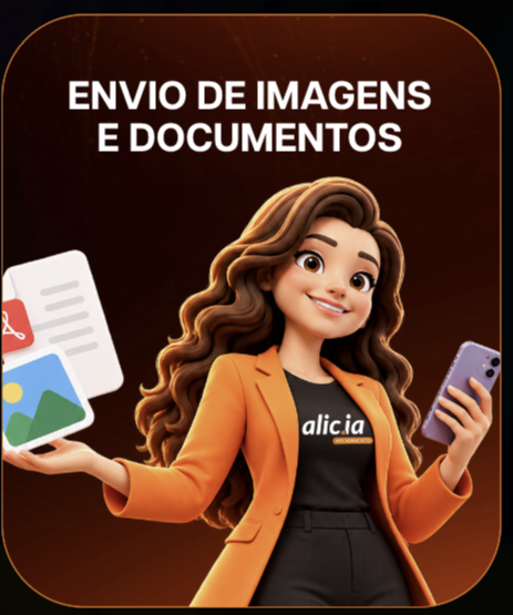 Envio de imagens e documentos